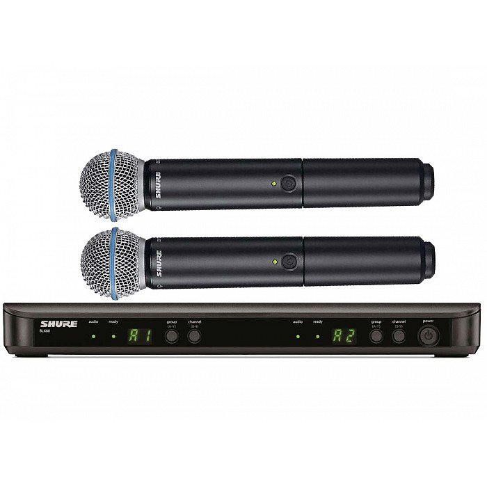 Jual Shure BLX288/BETA58 Dual Channel Handheld Wireless Jual Shure BLX288/BETA58 Dual Channel Handheld Wireless